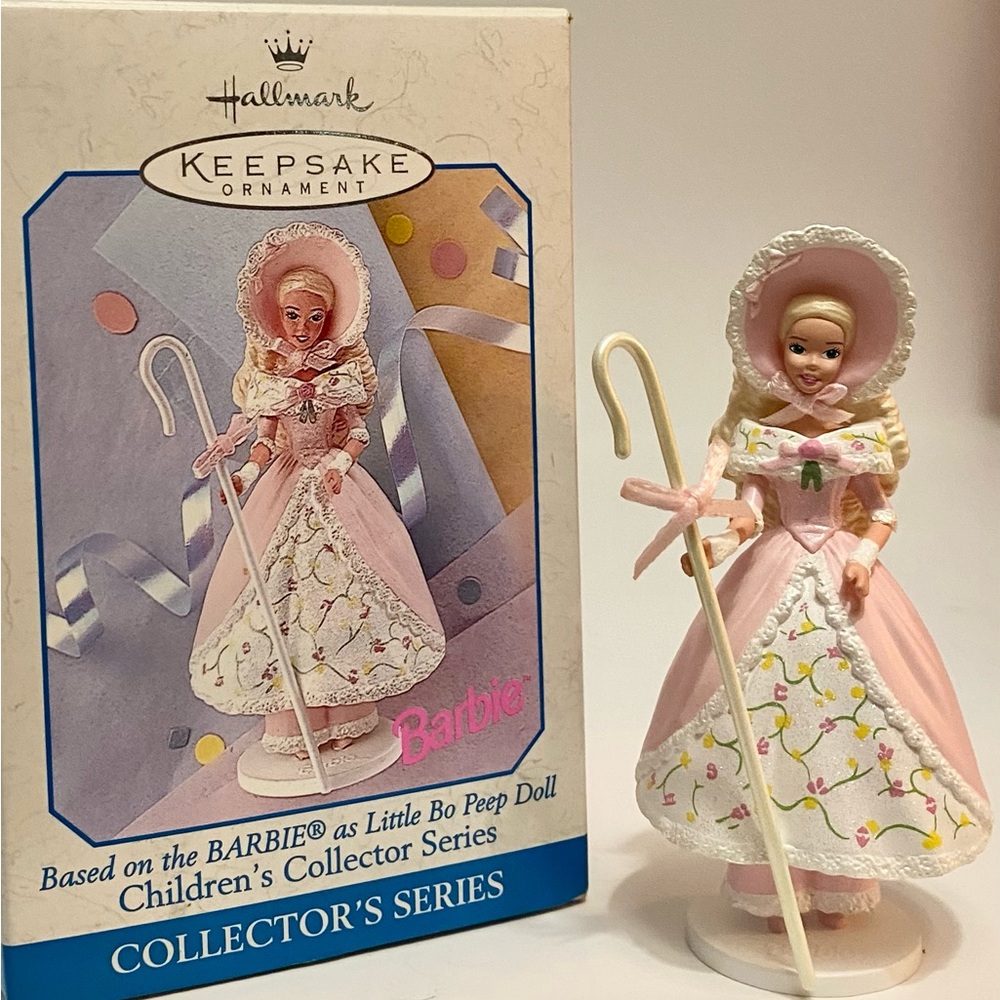 ♥️New In Box~Hallmark Keepsake Barbie 2002 Little Bo Peep Ornament♥️